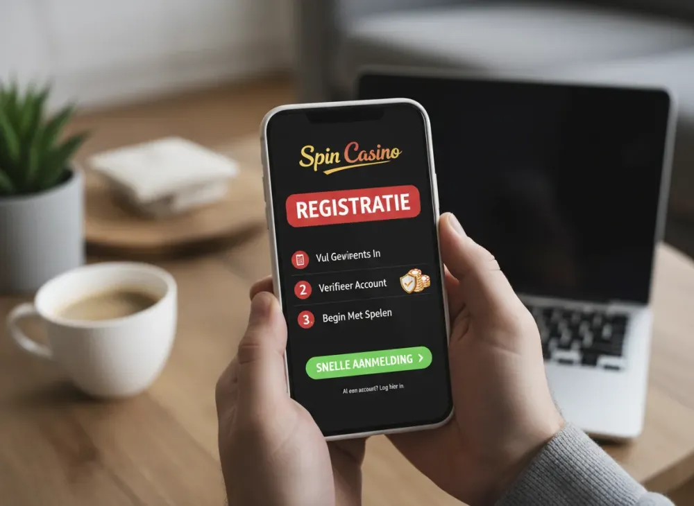 Spin casino registration stappen voor snelle aanmelding